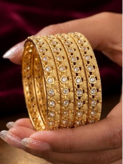 Gold Plated Bangles